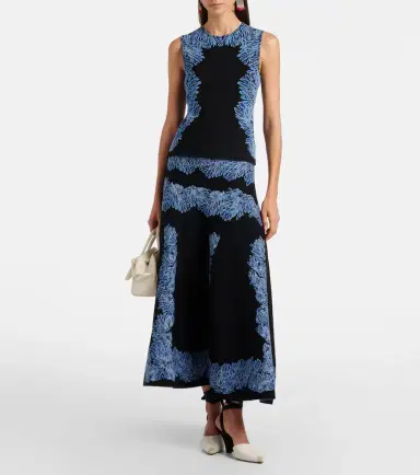 Ulla Johnson Alessia knitted jacquard midi skirt | Thumbnail 3
