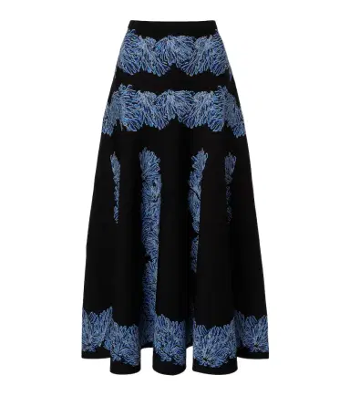 Ulla Johnson Alessia knitted jacquard midi skirt | Thumbnail 1