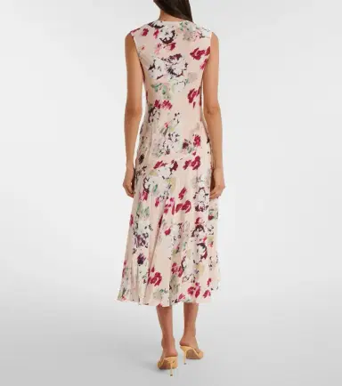 Ulla Johnson Elowen floral silk midi dress | Thumbnail 3