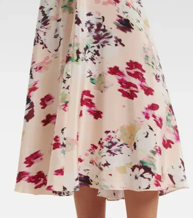 Ulla Johnson Elowen floral silk midi dress | Thumbnail 5