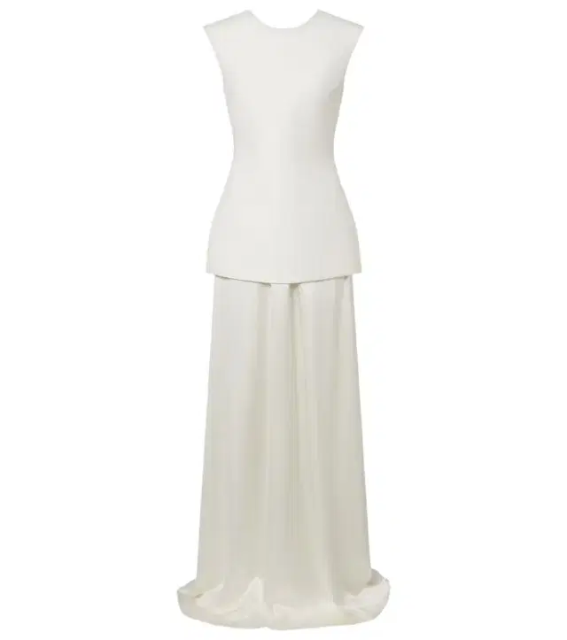 Rohe Róhe Silk-trimmed wool-blend gown