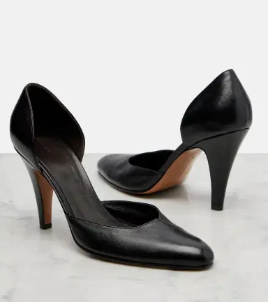 The Row Ornella D'Orsay leather pumps | Thumbnail 2
