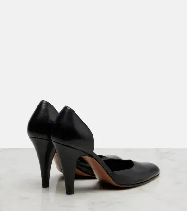 The Row Ornella D'Orsay leather pumps | Thumbnail 3