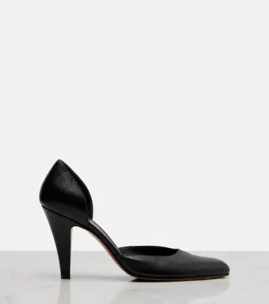 The Row Ornella D'Orsay leather pumps | Thumbnail 4