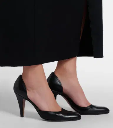 The Row Ornella D'Orsay leather pumps | Thumbnail 6
