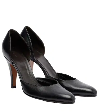 The Row Ornella D'Orsay leather pumps | Thumbnail 1