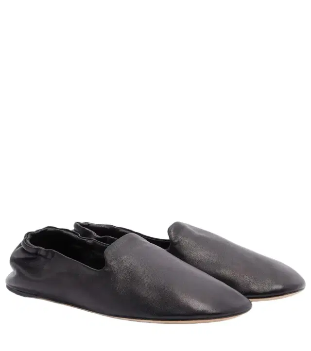 The Row Casa leather slippers