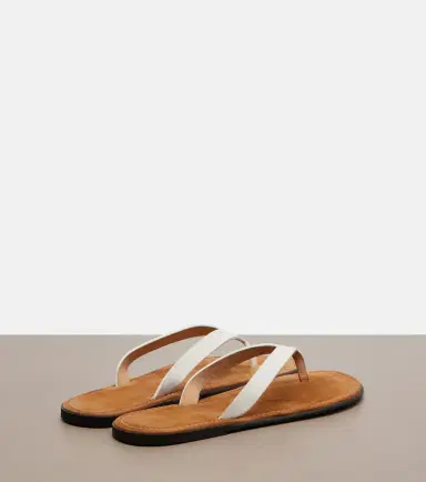 The Row Beach leather thong sandals | Thumbnail 4