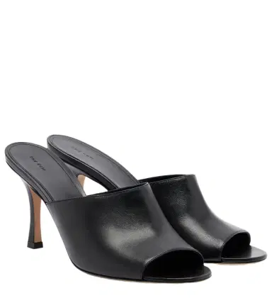 The Row Ella leather mules | Thumbnail 1 The Row Ella leather mules | Thumbnail 1