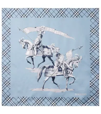 Burberry EKD silk twill scarf | Thumbnail 1
