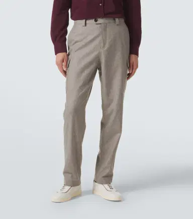 Brunello Cucinelli Wool tapered pants | Thumbnail 4 Brunello Cucinelli Wool tapered pants | Thumbnail 4