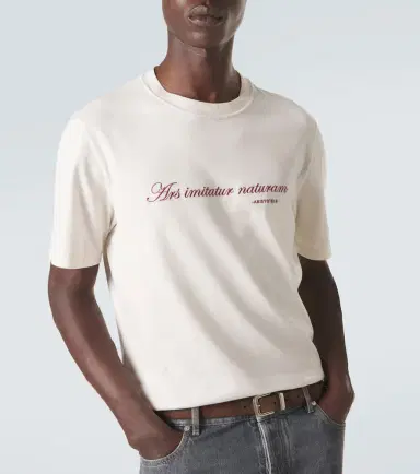 Brunello Cucinelli Printed cotton jersey T-shirt | Thumbnail 6