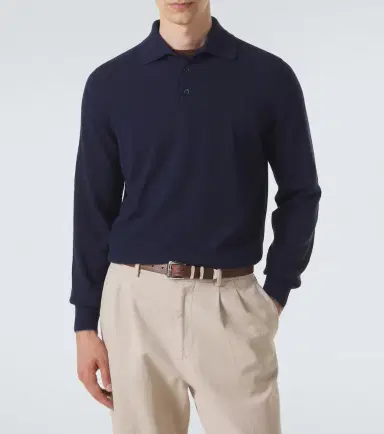 Brunello Cucinelli Cashmere polo sweater | Thumbnail 5 Brunello Cucinelli Cashmere polo sweater | Thumbnail 5