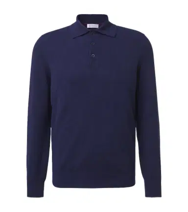 Brunello Cucinelli Cashmere polo sweater | Thumbnail 1 Brunello Cucinelli Cashmere polo sweater | Thumbnail 1