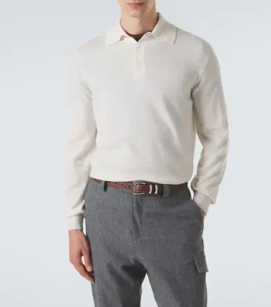Brunello Cucinelli Cashmere polo sweater | Thumbnail 2 Brunello Cucinelli Cashmere polo sweater | Thumbnail 2