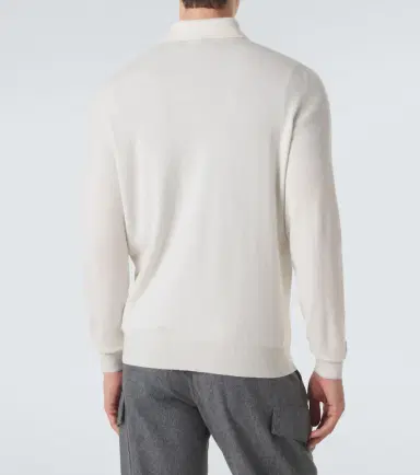 Brunello Cucinelli Cashmere polo sweater | Thumbnail 3 Brunello Cucinelli Cashmere polo sweater | Thumbnail 3
