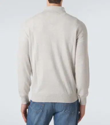 Brunello Cucinelli Cashmere polo sweater | Thumbnail 3 Brunello Cucinelli Cashmere polo sweater | Thumbnail 3