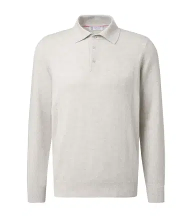 Brunello Cucinelli Cashmere polo sweater | Thumbnail 1 Brunello Cucinelli Cashmere polo sweater | Thumbnail 1