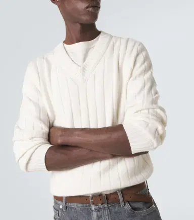 Brunello Cucinelli Ribbed-knit cashmere sweater | Thumbnail 3