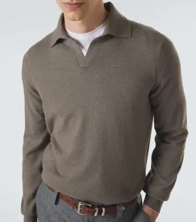Brunello Cucinelli Cashmere polo sweater | Thumbnail 5 Brunello Cucinelli Cashmere polo sweater | Thumbnail 5