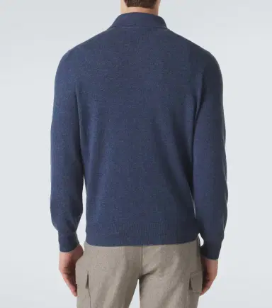 Brunello Cucinelli Cashmere polo sweater | Thumbnail 3 Brunello Cucinelli Cashmere polo sweater | Thumbnail 3