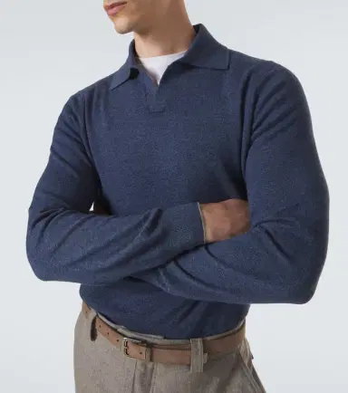 Brunello Cucinelli Cashmere polo sweater | Thumbnail 4 Brunello Cucinelli Cashmere polo sweater | Thumbnail 4