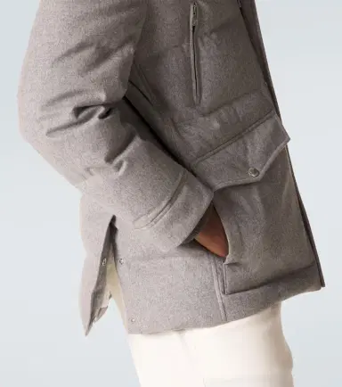 Brunello Cucinelli Wool flannel down jacket | Thumbnail 5 Brunello Cucinelli Wool flannel down jacket | Thumbnail 5