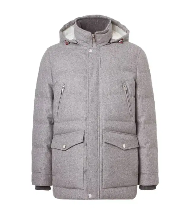 Brunello Cucinelli Wool flannel down jacket