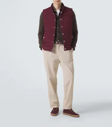 Brunello Cucinelli Leather-trimmed suede sneakers | Thumbnail 7