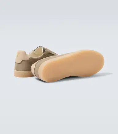 Brunello Cucinelli Leather-trimmed suede sneakers | Thumbnail 5