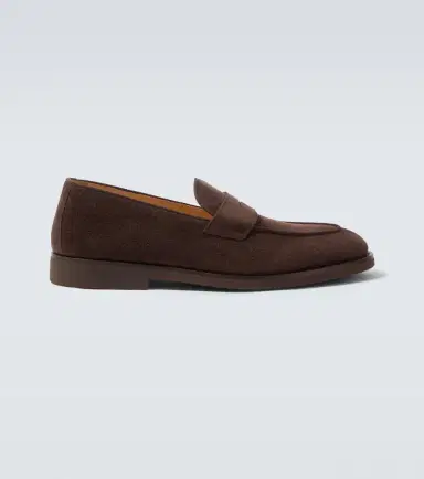 Brunello Cucinelli Suede penny loafers | Thumbnail 6