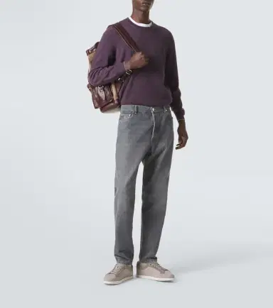 Brunello Cucinelli Mid-rise straight jeans | Thumbnail 2 Brunello Cucinelli Mid-rise straight jeans | Thumbnail 2