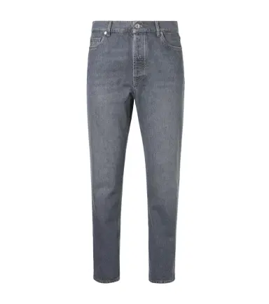 Brunello Cucinelli Mid-rise straight jeans | Thumbnail 1 Brunello Cucinelli Mid-rise straight jeans | Thumbnail 1