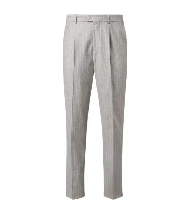 Brunello Cucinelli Pinstripe wool and cashmere tapered pants