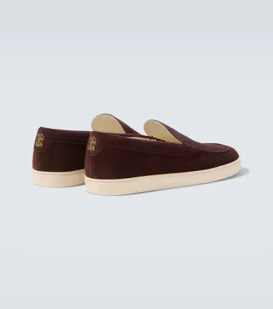 Brunello Cucinelli Chevron suede slip-on shoes | Thumbnail 2 Brunello Cucinelli Chevron suede slip-on shoes | Thumbnail 2