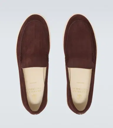 Brunello Cucinelli Chevron suede slip-on shoes | Thumbnail 6 Brunello Cucinelli Chevron suede slip-on shoes | Thumbnail 6