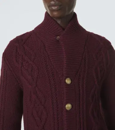Brunello Cucinelli Cable-knit cashmere cardigan | Thumbnail 6