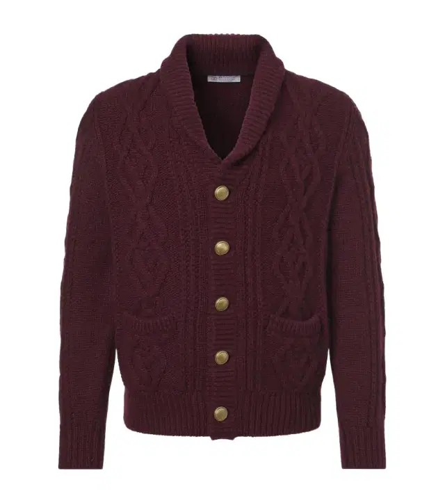 Brunello Cucinelli Cable-knit cashmere cardigan