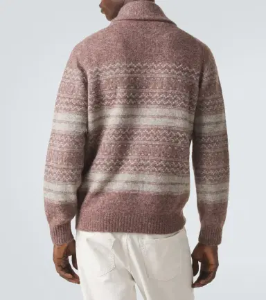 Brunello Cucinelli Alpaca, cashmere, and wool-blend cardigan | Thumbnail 3