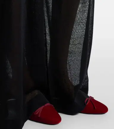 Herbert Levine 24/7 velvet mules | Thumbnail 5
