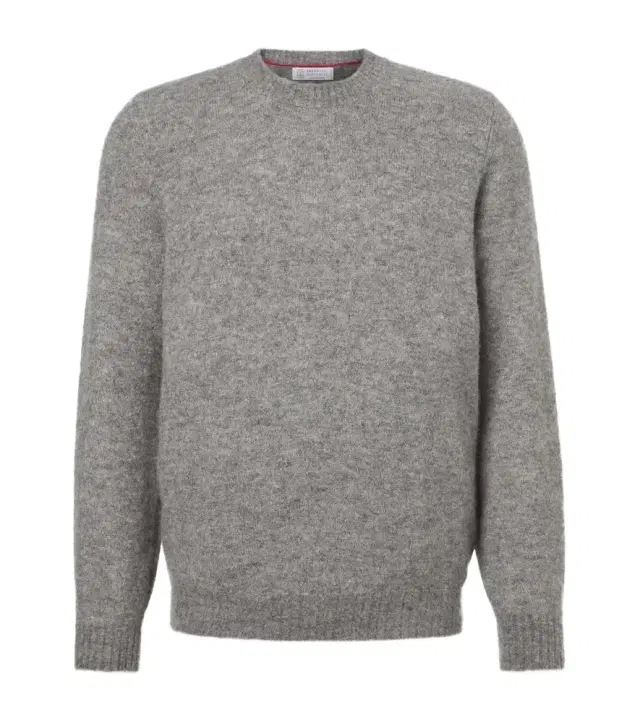 Brunello Cucinelli Alpaca, cashmere, and wool-blend sweater