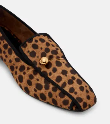Herbert Levine Showtime calf hair loafer pumps | Thumbnail 3
