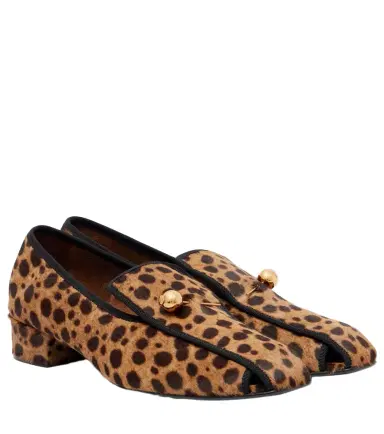 Herbert Levine Showtime calf hair loafer pumps | Thumbnail 1