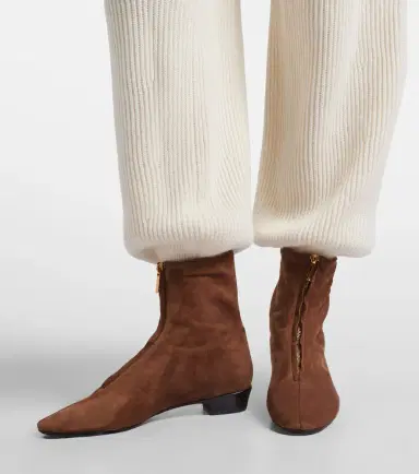 Herbert Levine Easy Does It shearling-trimmed suede ankle boots | Thumbnail 5 Herbert Levine Easy Does It shearling-trimmed suede ankle boots | Thumbnail 5