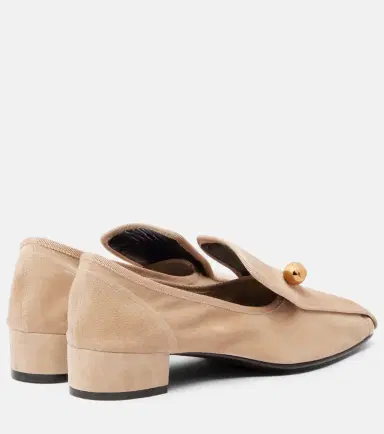 Herbert Levine Showtime suede loafer pumps | Thumbnail 2 Herbert Levine Showtime suede loafer pumps | Thumbnail 2