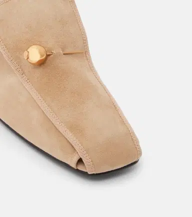 Herbert Levine Showtime suede loafer pumps | Thumbnail 3 Herbert Levine Showtime suede loafer pumps | Thumbnail 3
