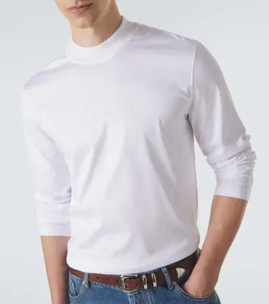 Brunello Cucinelli Cotton jersey T-shirt | Thumbnail 4