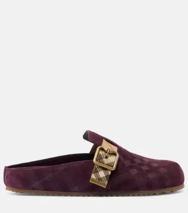 Burberry Urchin suede clogs | Thumbnail 3 Burberry Urchin suede clogs | Thumbnail 3