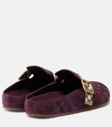 Burberry Urchin suede clogs | Thumbnail 4 Burberry Urchin suede clogs | Thumbnail 4