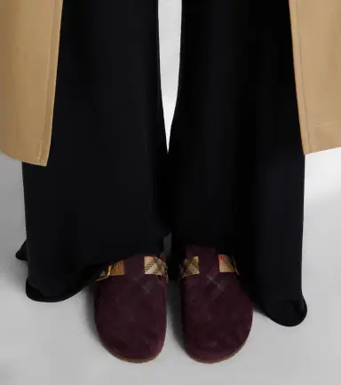 Burberry Urchin suede clogs | Thumbnail 5 Burberry Urchin suede clogs | Thumbnail 5